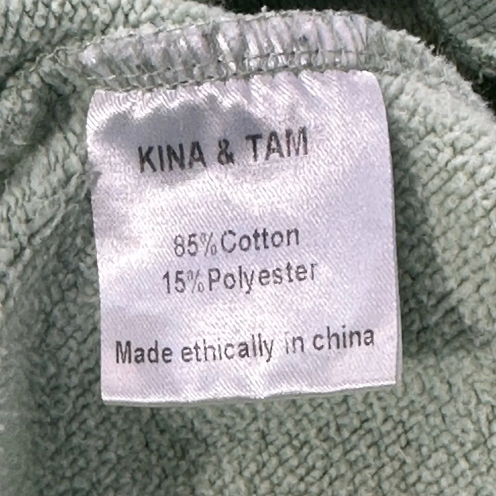 Kina and Tam I’m Okay Mint Sweatshirt Size XXXL Long Sleeve Organic Cotton Emo - Picture 5 of 7